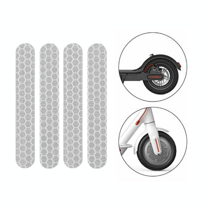 Reflective Stickers For Ninebot Max G30 Scooter - White-1964932296326909956