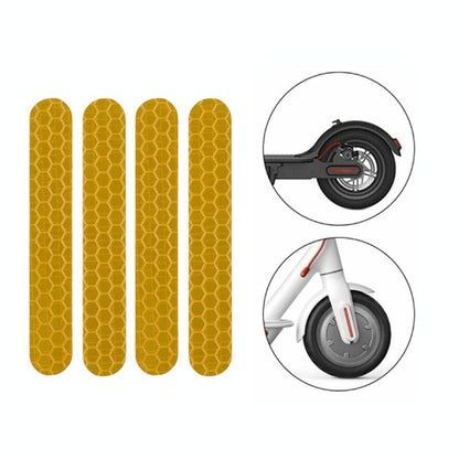 Reflective Stickers For Ninebot Max G30 Scooter - Yellow-1964932255029792774