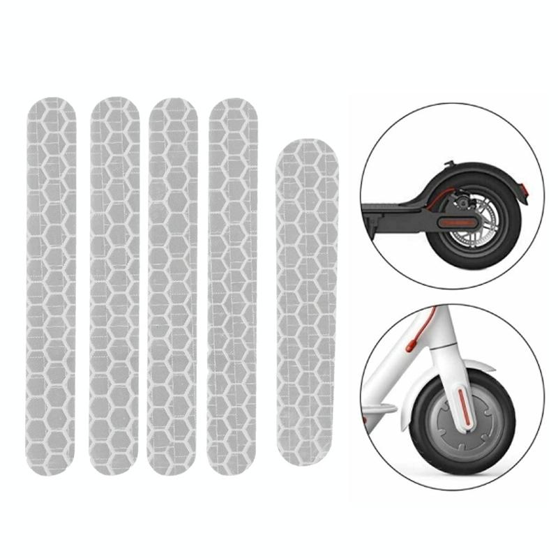 Reflective Stickers For Ninebot Es1 Scooter - White-1964932244955074566