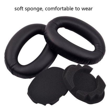 2-Pack Headset Sponge Covers For Sony Wh-1000Xm2 / Xm3 / Xm4 - Champagne Gold Lambskin-1915197860098478084