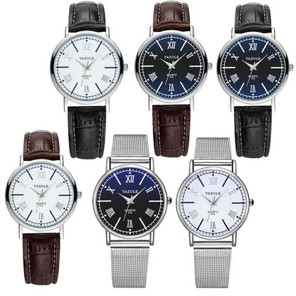 Women Business Quartz Watch With Roman Numeral Dial And Silver Net Belt - Black Tray-1915196532890669057