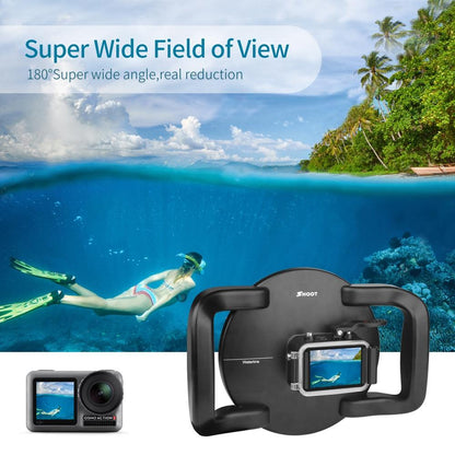 Underwater Dome Port For Dji Action Camera With Handle Trigger-1915197546792357894