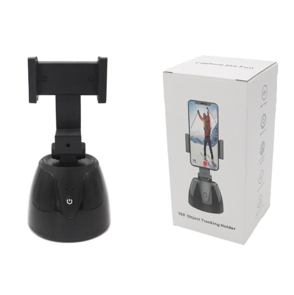 Smart 360-Degree Follow-Up Tripod Head For Live Video Recording With Battery-1915198267956793348