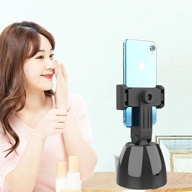 Smart 360-Degree Follow-Up Tripod Head For Live Video Recording With Battery-1915198267956793349