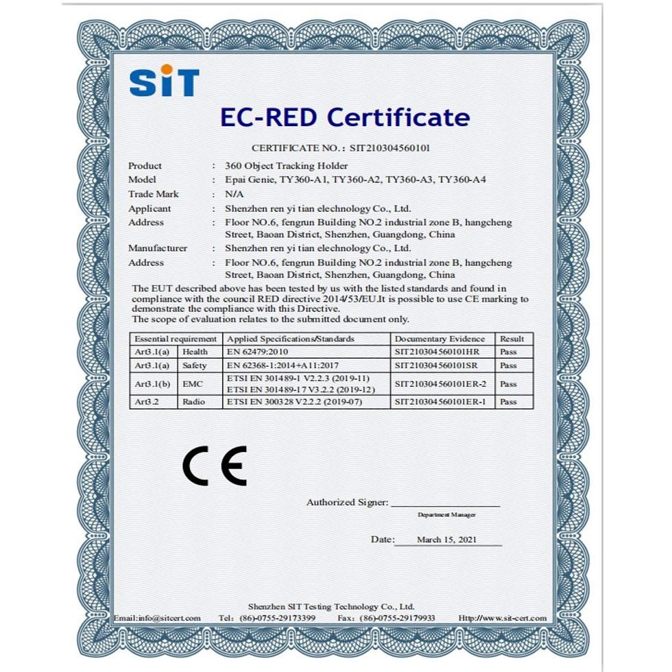 Smart 360-Degree Follow-Up Tripod Head For Live Video Recording With Battery-1915198267956793351