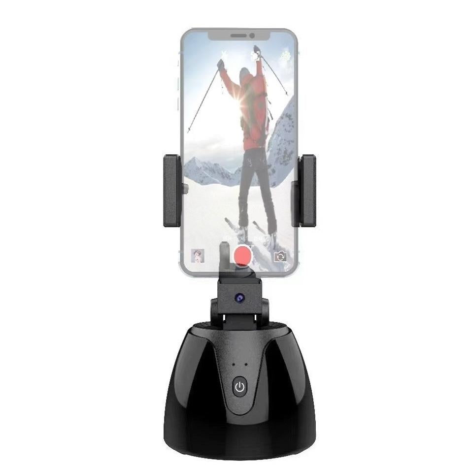 Smart 360-Degree Follow-Up Tripod Head For Live Video Recording With Battery-1915198267956793353