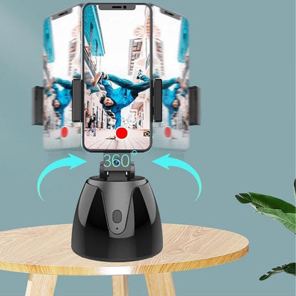 Smart 360-Degree Follow-Up Tripod Head With Live Video Recording And Charging-1915198096971796482