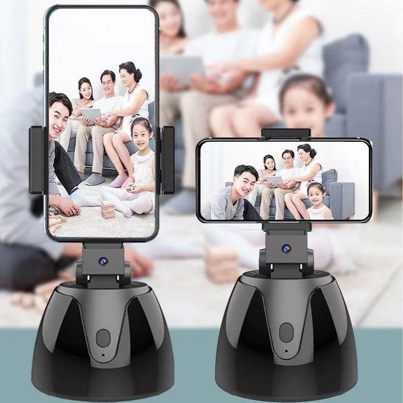 Smart 360-Degree Follow-Up Tripod Head With Live Video Recording And Charging-1915198096971796486