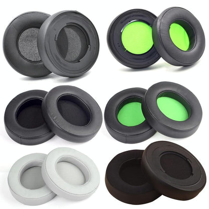 2-Pack Headset Sponge Case For Razer Blackshark V2 Series - Black / Green-1915197427590238209