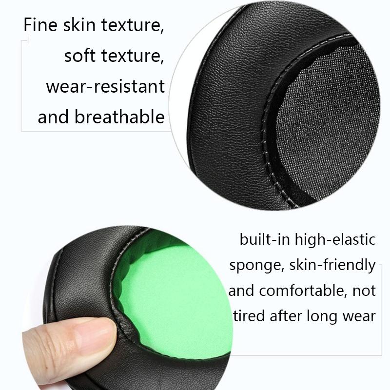 2-Pack Headset Sponge Case For Razer Blackshark V2 / V2X / V2Se - Gray Net With Ellipse Design-1915197460976898052