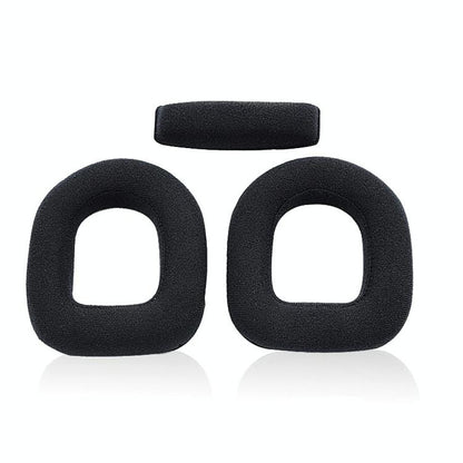 2-Pack Flannel Earmuff Covers For Logitech A40 Gaming Headset-1915197975869657089