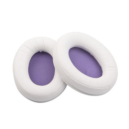 2-Pack Leather Ear Pad Covers For Kingston Cloud Silver Ii Headset - White-1915197982140141568