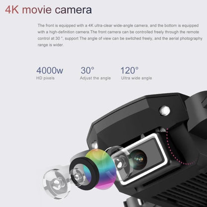 Mini Folding Drone For Aerial Photography - Standard Without Camera Gray-1915198088671268868