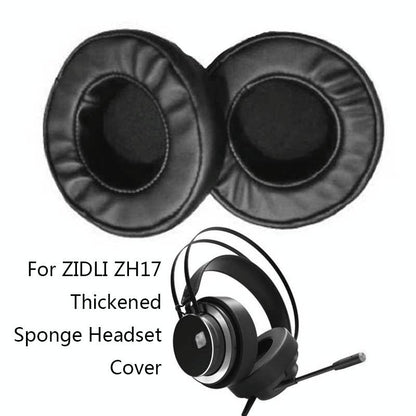 2-Pack Thickened Sponge Headset Cover For Zidli Zh17 - Black-1915197123998126083
