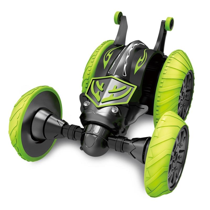 360-Degree Rotating Remote Control Car With Telescopic Tipping Bucket For Fancy Drifting And Climbing - Black / Green-1915197130675458048