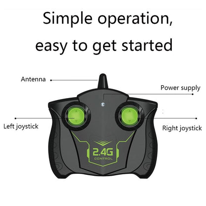 360-Degree Rotating Remote Control Car With Telescopic Tipping Bucket For Fancy Drifting And Climbing - Black / Green-1915197130675458051