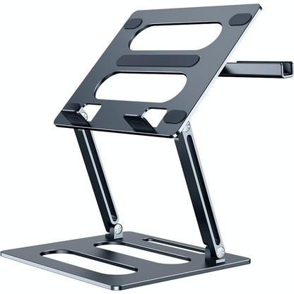 Adjustable Metal Notebook Stand - Gray Desktop Support-1964932168048316416