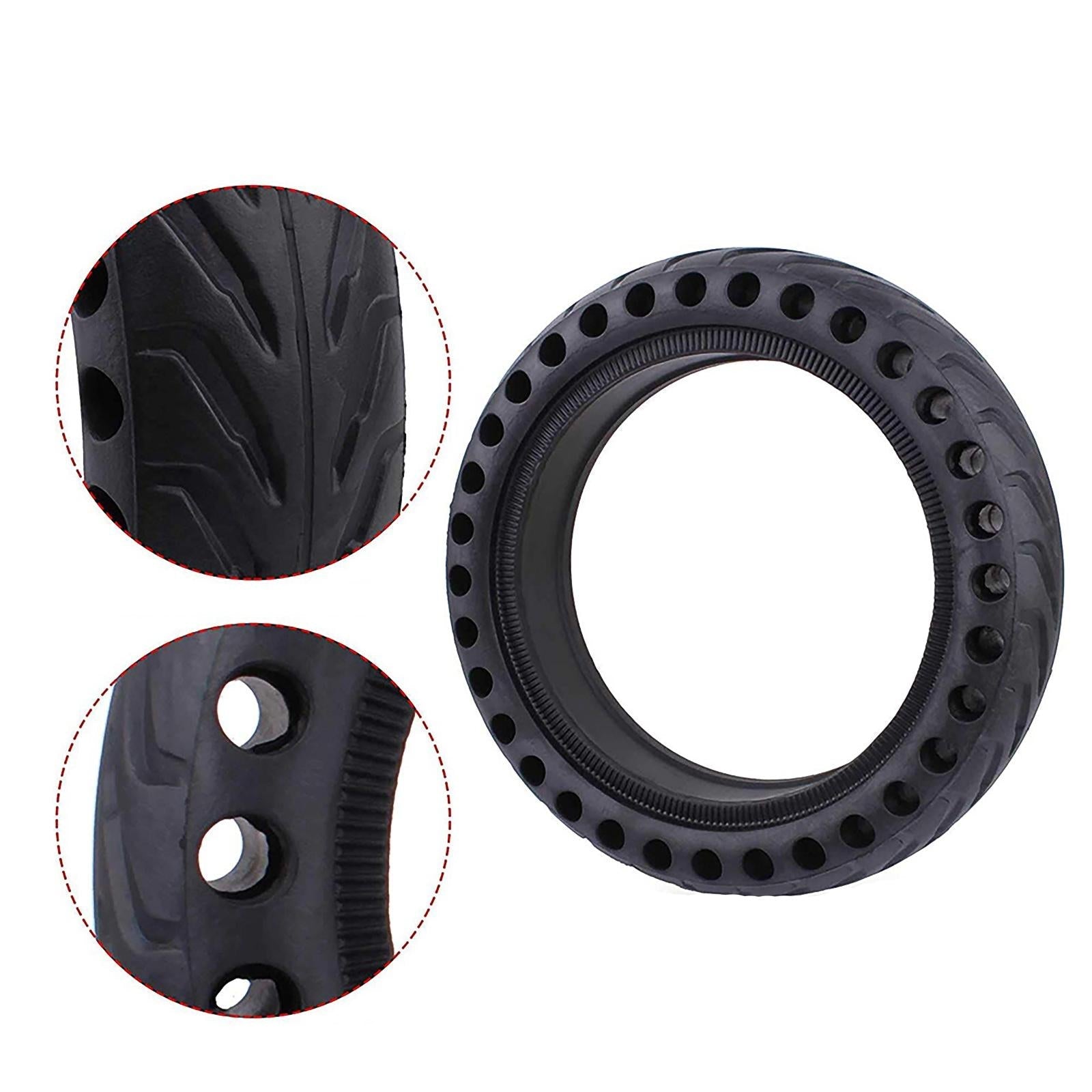 8.5 Electric Scooter Tire For Xiaomi Mijia M365 / M365 Pro - Honeycomb Anti-Explosive Rubber - Black-1964932229809442820