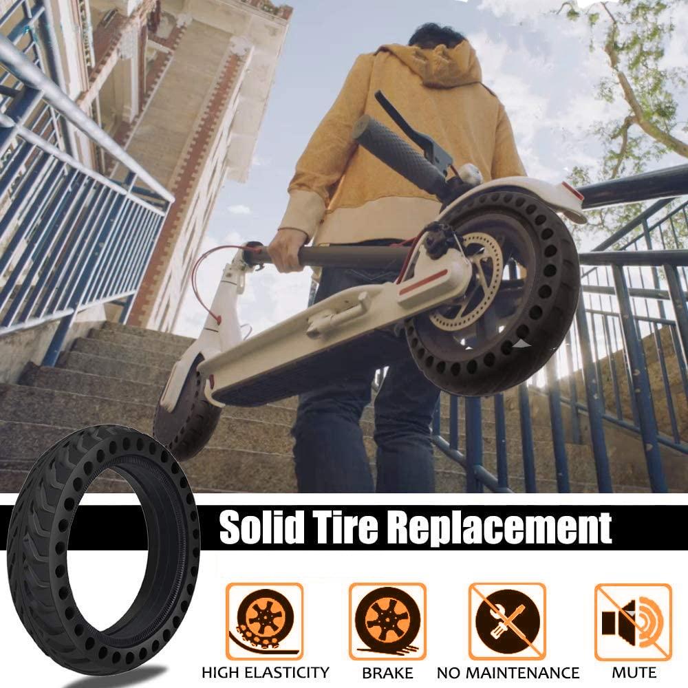 8.5 Electric Scooter Tire For Xiaomi Mijia M365 / M365 Pro - Honeycomb Anti-Explosive Rubber - Black-1964932229809442821