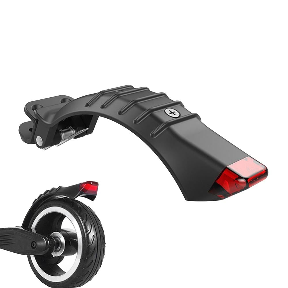 Carbon Fiber Rear Fender With Led Tail Light For Electric Scooters - 5 / 5.5 / 6.5 Inch-1964932210477895680