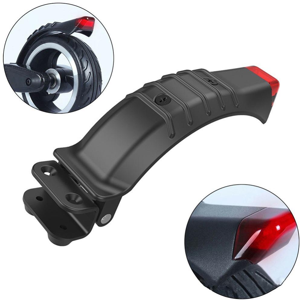 Carbon Fiber Rear Fender With Led Tail Light For Electric Scooters - 5 / 5.5 / 6.5 Inch-1964932210477895685