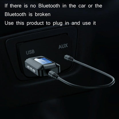 2-In-1 Usb Bluetooth 5.0 Audio Adapter With Lcd Screen-1915197733170450436
