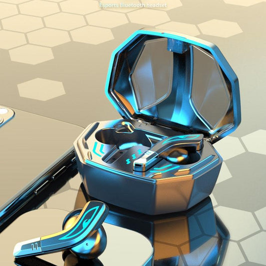 Wireless Bluetooth 5.2 Earphones With Low Delay And Hi-Fi Sound Black With Breathing Light-1915196838680596481