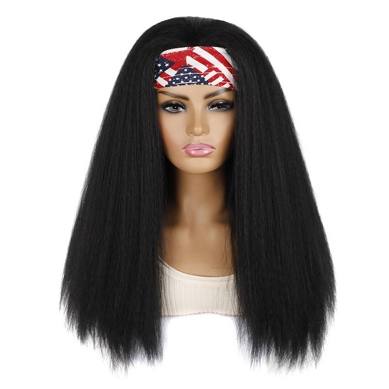 Stars And Stripes Long Hair Turban Headband-1915197980210761728