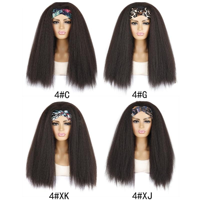 4Xc Long Hair Turban Headband With Corn Beard Wig-1915197269745995777