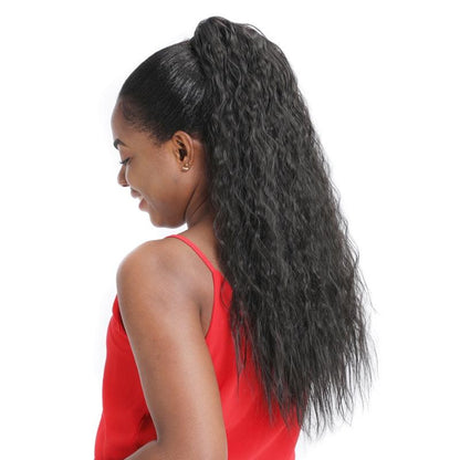 Fluffy Corn Whisker Long Curly Ponytail - 1.1B Colour-1915198353684172804