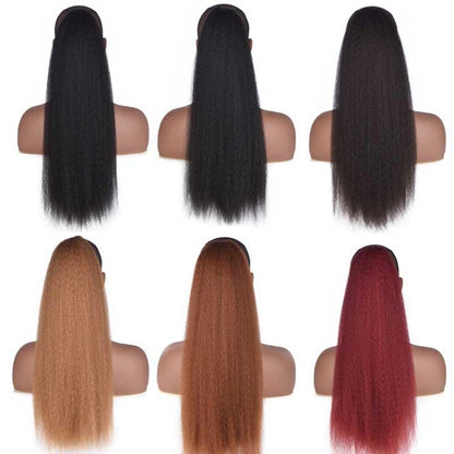 Fluffy Corn Whisker Long Curly Ponytail - Colour 4.27-1915197841517711361