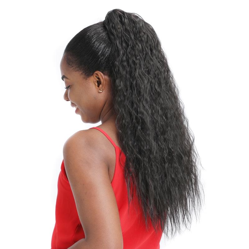 Fluffy Long Curly Fake Ponytail With Corn Whisker - 5.30 Colour-1915197650009985028