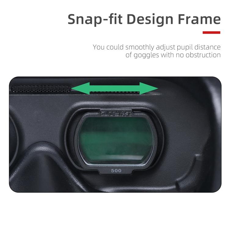 2 Pcs Aspherical Myopia Lens For Dji Fpv Goggles V2 150 Degree-1915198147521548294