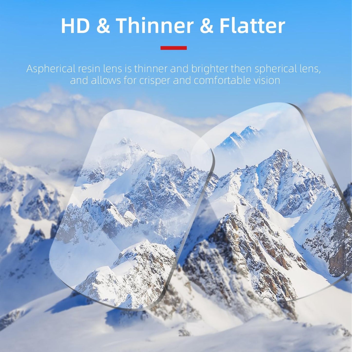 2 Pcs Aspherical Myopia Lens For Dji Fpv Goggles V2 - 250 Degree-1915197832395100163