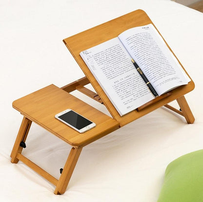 Adjustable Folding Laptop Desk For Dorm Or Study - Compact Design-1964932298545696775