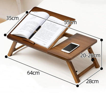 Adjustable Folding Laptop Desk For Dorm Or Study - Height And Space Saver-1964932276458491906