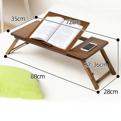 Adjustable Folding Laptop Desk For Dorm Or Study - Height And Space Saver-1964932255197564930