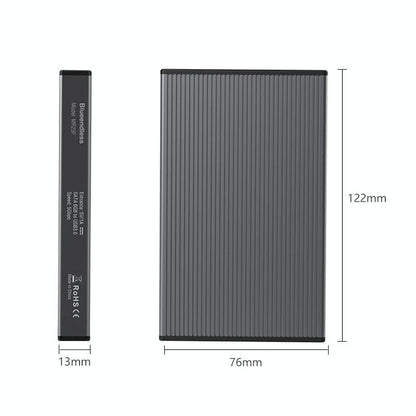Portable 2.5 Sata Ssd Enclosure With Usb3.0 - Tool-Free-1915198120745111554