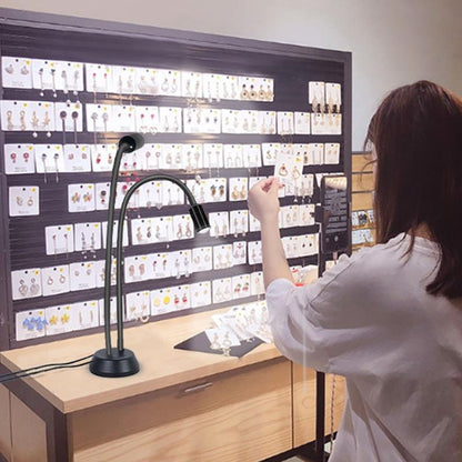 Adjustable Double-Head Led Jewelry Table Lamp For Live Photos-1915197803404070918