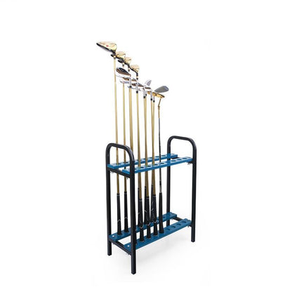 Golf Club Display Stand 18-Hole Double-Layer Rack 18 Rod Position-1964932229645864960