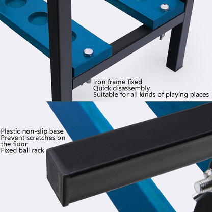 Golf Club Display Stand 18-Hole Double-Layer Rack 18 Rod Position-1964932229645864964