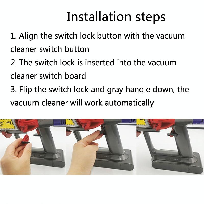 2-Pack Vacuum Cleaner Switch Buckle For Dyson V6-V11-1915197594586451972