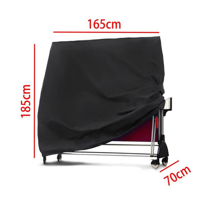 Waterproof Outdoor Table Tennis Cover - 165X70X185Cm - Black / Silver-1964932187228868610