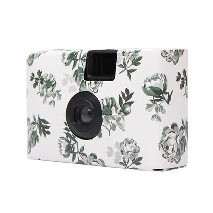 Retro Peony Disposable Mini Camera With 17 Films-1915197734072225792