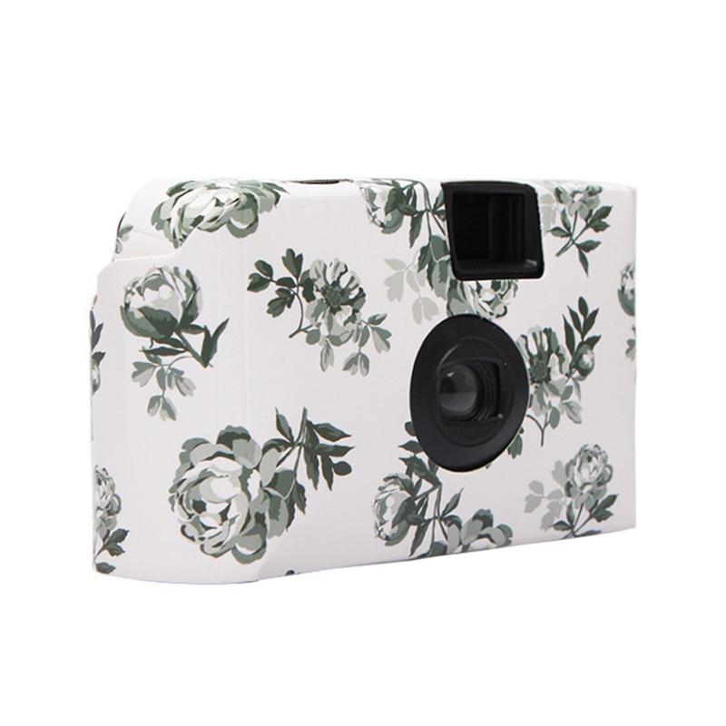 Retro Peony Disposable Mini Camera With 17 Films-1915197734072225794