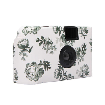 Retro Peony Disposable Mini Camera With 17 Films-1915197734072225794