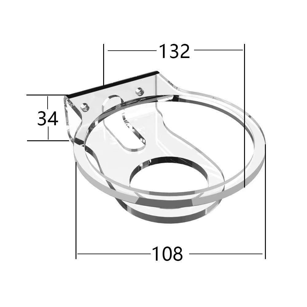 Wall-Mounted / Desktop Acrylic Bracket For Apple Homepod Mini - White-1943465053051293698
