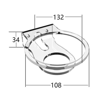 Wall-Mounted / Desktop Acrylic Bracket For Apple Homepod Mini - White-1943465053051293698