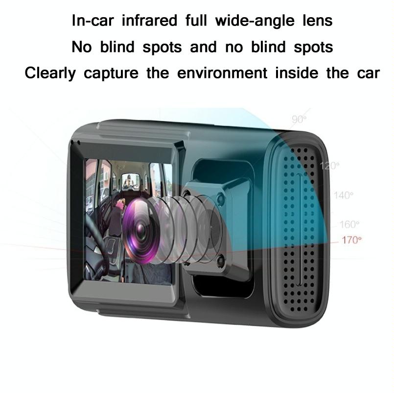 1080P In-Car Night Vision Driving Recorder With Hidden Infrared-1915198284415242243