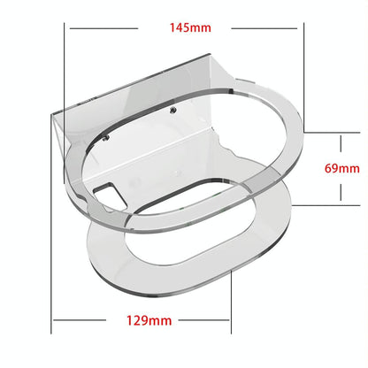 Pair Of Wall Mounts For Google Nest Audio - Clear White-1915196962190266370